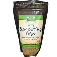 Now Foods, Real Food, Zesty Sprouting Mix
