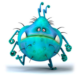 Плохой вирус который вызывает ОРЗ (его выгоняет пробиотик)