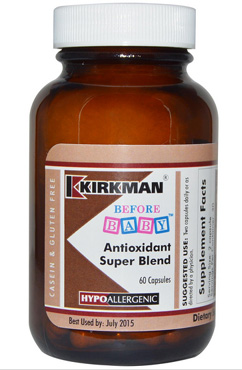 Kirkman Labs, Before Baby, Antioxidant Super Blend