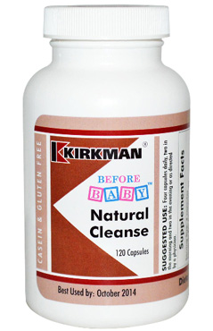 Kirkman Labs, Before Baby, Natural Cleanse