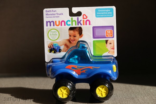 игрушки munchkin для ванны трактор