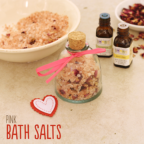 соль для ванны розовая рецепт